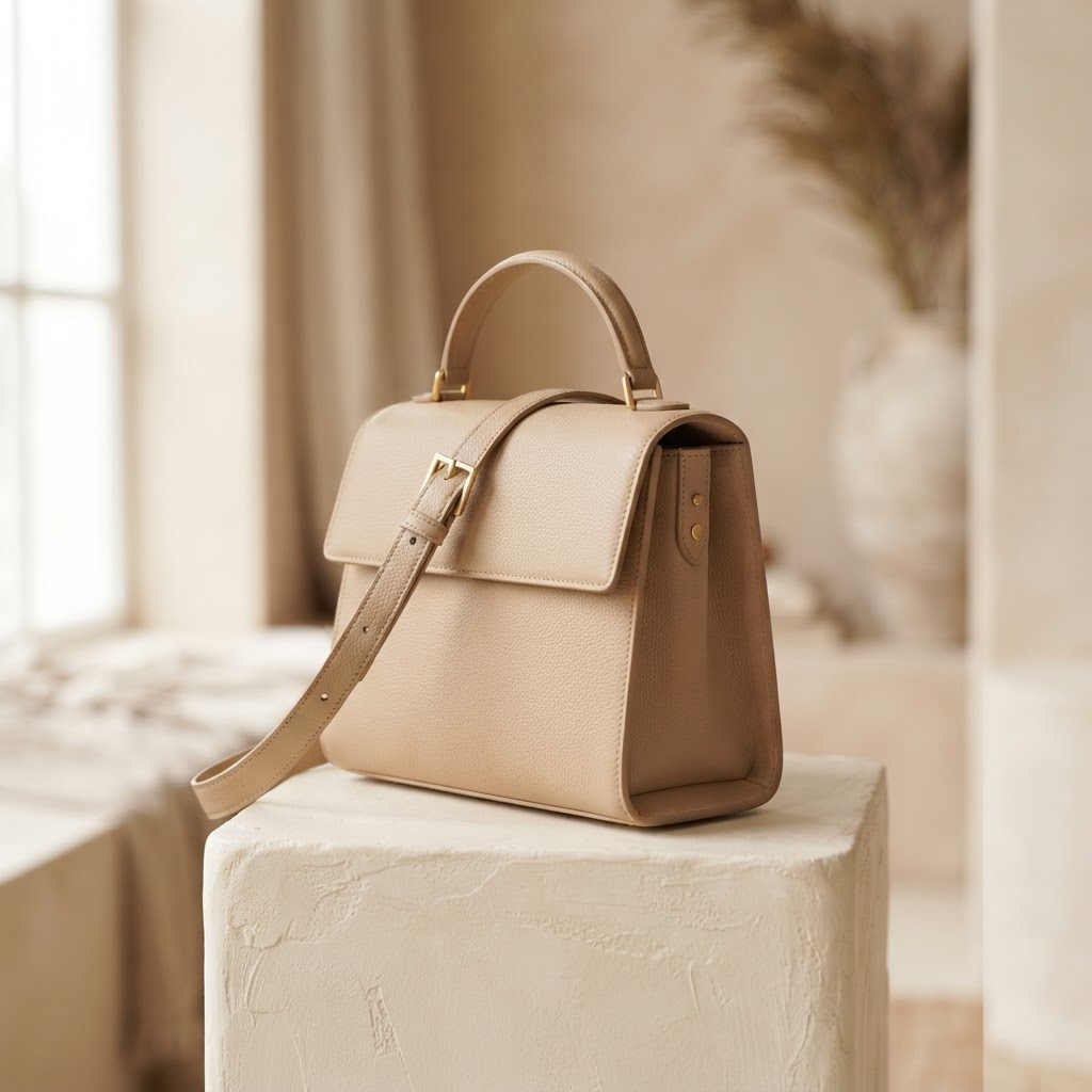 A Fréshaura bag in sand beige